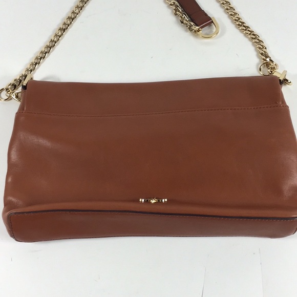 Pour La Victoire Brown Envelope Style Shoulder Bag - Picture 3 of 6